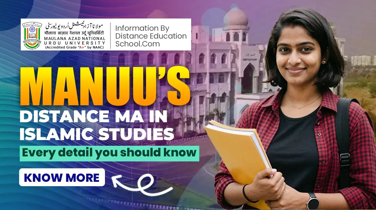 Read more about the article MANUU’S Distance MA in Islamic Studies: Every detail you should know