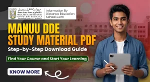 MANUU Study Material