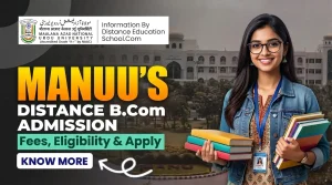 MANUU Distance B.Com